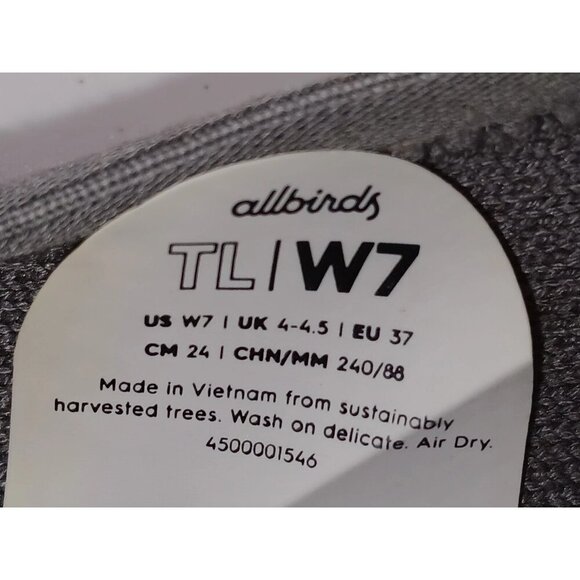 Allbirds Womens Wool Slip On Comfort Gray Shoes sz 7 - Picture 9 of 11